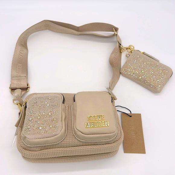 STEVE MADDEN BSHINE BLUSH NUDE CROSSBODY - Picture 5 of 15